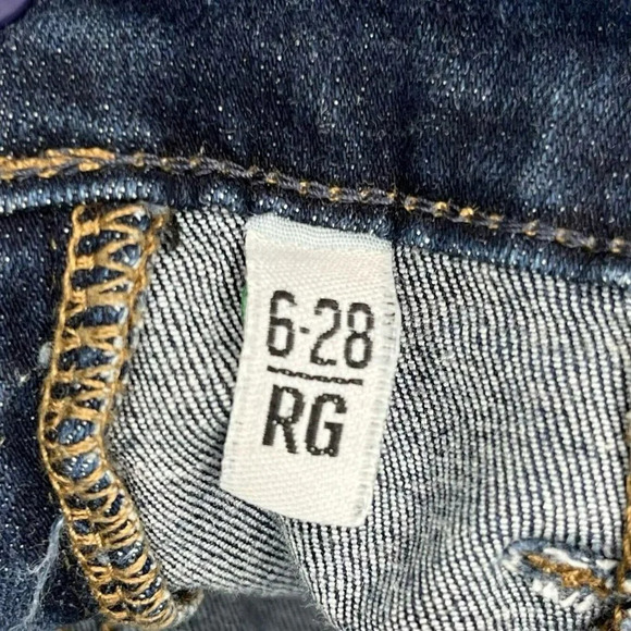 Gap 1969 Jeans Women's Sz 6 Blue Denim Easy Legging Distressed Slim Leg Stretch - Picture 11 of 12